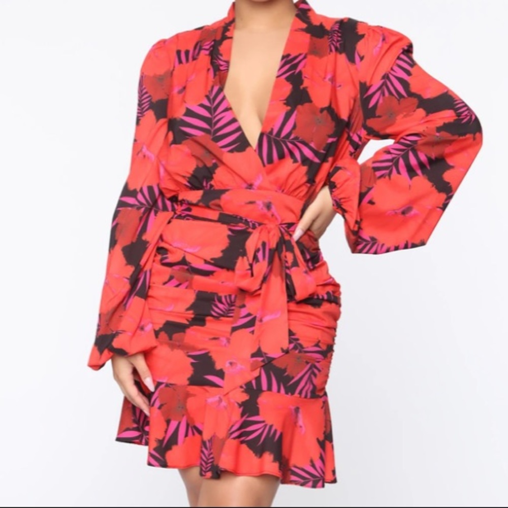 The Flower He Picked Dress by Fashion Nova-NWT